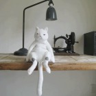 【forest sy dukke.】猫ぬいぐるみホワイト
